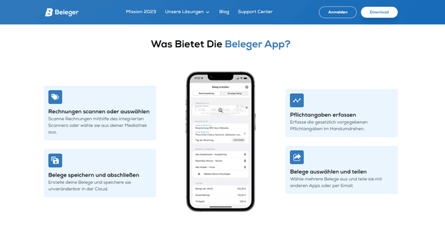 Beleger App